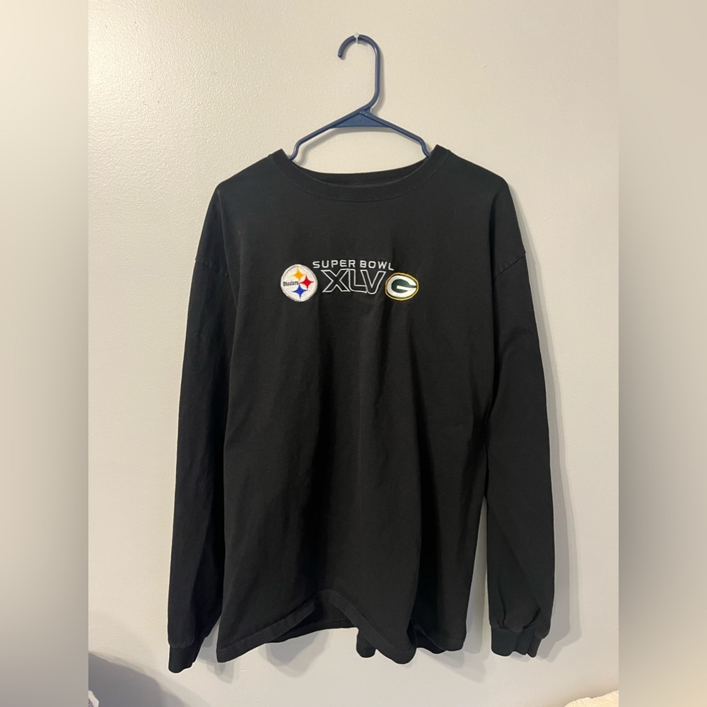 NFL Vintage Exclusive Steelers vs Packers Super Bowl Matchup T-Shirt
